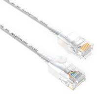 Патч-корд Samzhe S/FTP CAT 6a, 0.5 m, White