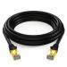 Патч-корд Samzhe SSTP CAT 7, 1.5 m, Black