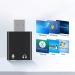 Звуковая карта Erston USB Sound Card 7.1 Channel, Black
