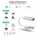 Звуковая карта 2 в 1 Erston USB Sound Card 7.1 Channel, Silver