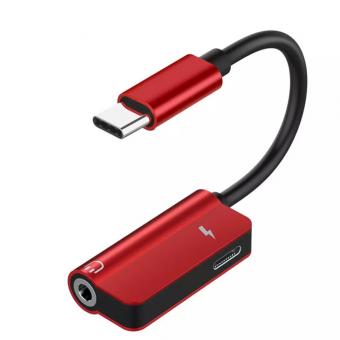 Адаптер Erston 2 in 1 USB Type C - 3.5mm Jack + PD Fast Charging (PCT-3000)