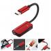Адаптер Erston 2 in 1 USB Type C - 3.5mm Jack + PD Fast Charging (PCT-3000)