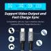 Кабель Erston USB 4.0 Type C - Type C, 240W, 1.5 m