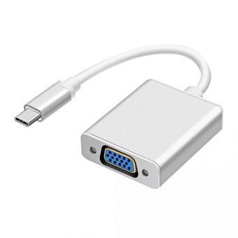 Адаптер Erston USB Type C - VGA Female, 0.2 m (PCT-1013)