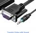 Адаптер Erston VGA Male - HDMI Female with 3.5 mm&USB cable (PCZ-2012)